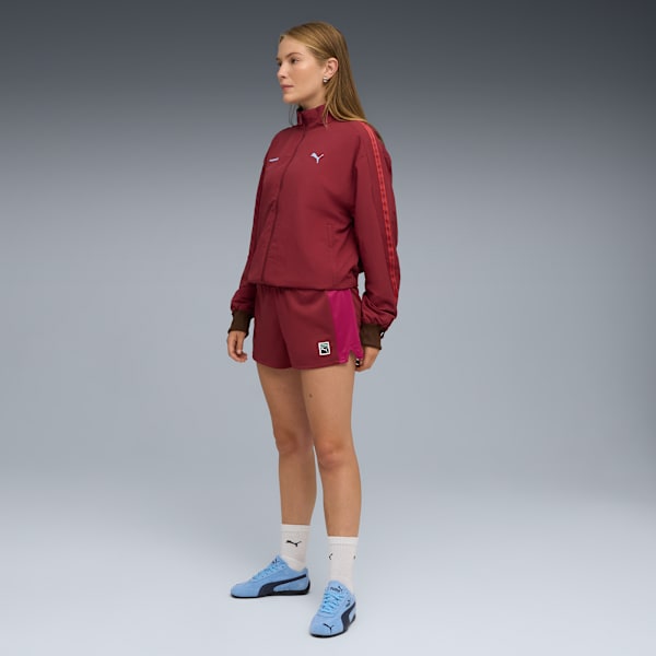 PUMA x MADHAPPY Women's Track Shorts, Team Regal Red, extralarge