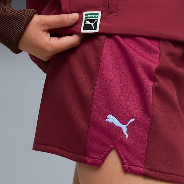PUMA x MADHAPPY Women's Track Shorts, Team Regal Red, extralarge