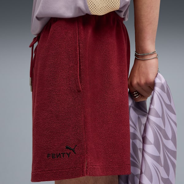 FENTY x PUMA Towelling Track Shorts, Team Regal Red, extralarge-IND