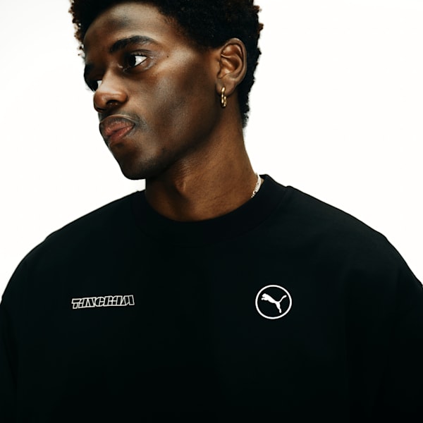 メンズ PUMA x TANGRAM 半袖 Tシャツ, PUMA Black, extralarge-JPN