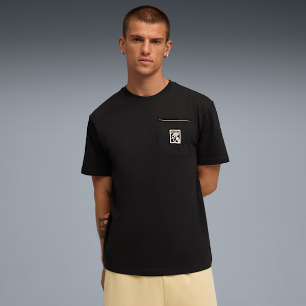 WARDROBE ESS DDM Tee, PUMA Black, extralarge