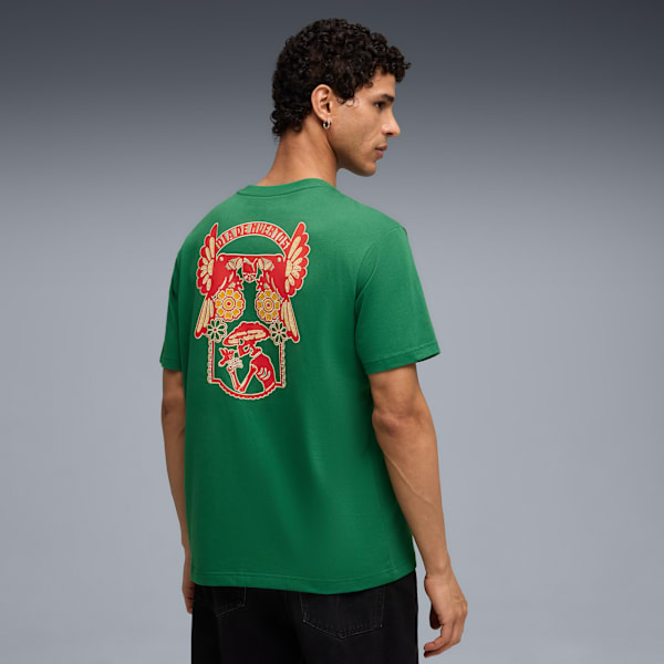 Día de Muertos Men's Tee, Vine, extralarge