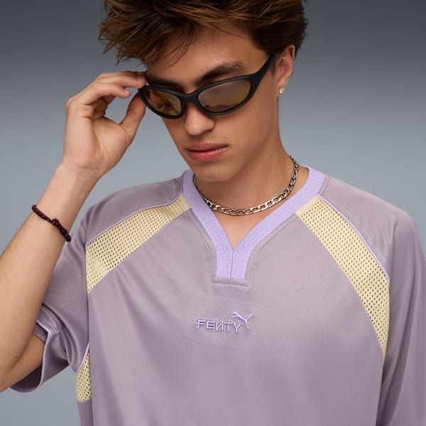 FENTY x PUMA Short Sleeve Jersey, Pale Plum, extralarge-IND