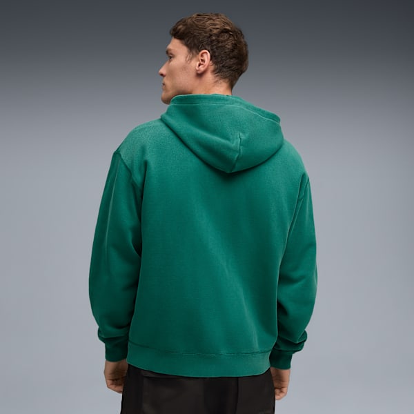 PUMA x Aston Martin F1 Men's Full Zip Hoodie, Green Lux, extralarge-IND