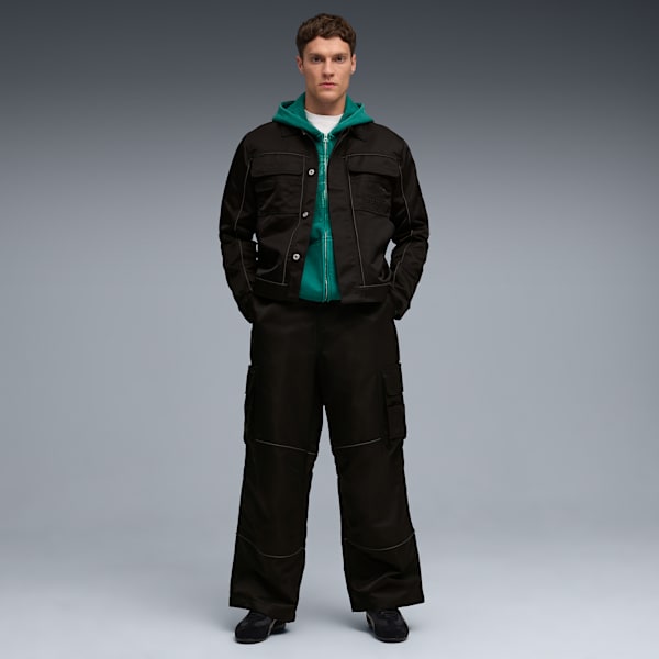 PUMA x ASTON MARTIN ARAMCO F1® TEAM Men's Gear Pants, PUMA Black, extralarge