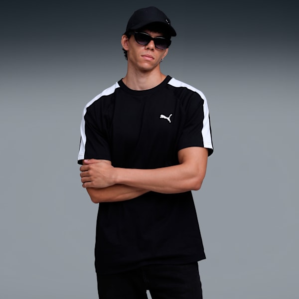 T7 Men's Regular Fit Cotton T-shirt, PUMA Black, extralarge-IND