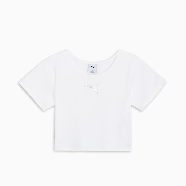 ウィメンズ PUMA x EVRIS 半袖 Tシャツ, PUMA White, extralarge-JPN