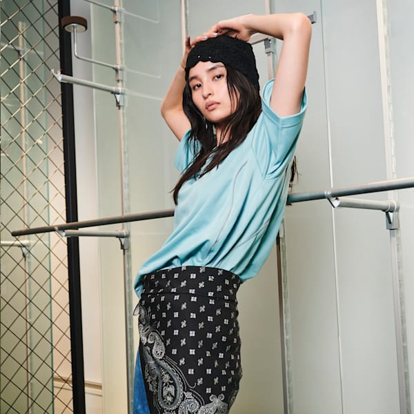 ウィメンズ PUMA x Ungrid フットボール 半袖 シャツ, Modern Mint, extralarge-JPN
