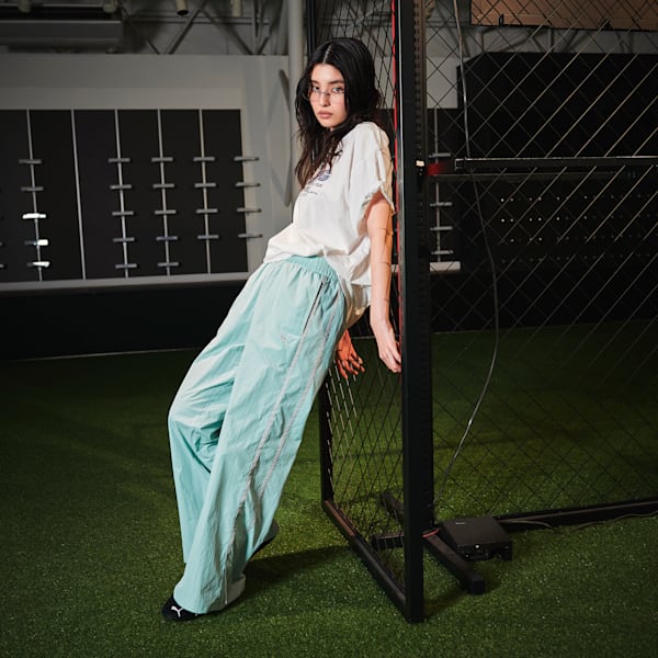 ウィメンズ PUMA x Ungrid ウーブン パンツ, Modern Mint, extralarge-JPN