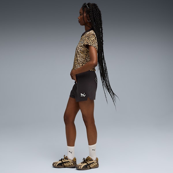 A$AP ROCKY x PUMA Women's Baby Tee, Warm Beige-AOP, extralarge-IND