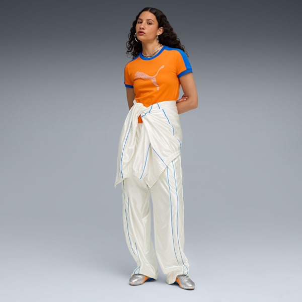 PUMA X FENTY T7 Slim Tee, Rickie Orange, extralarge