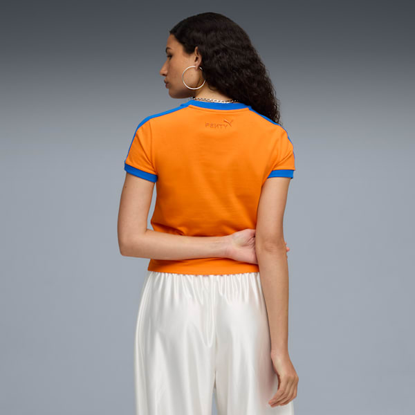 PUMA X FENTY T7 Slim Tee, Rickie Orange, extralarge