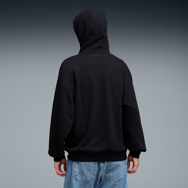 Porsche Legacy Essentials Hoodie Men, PUMA Black, extralarge