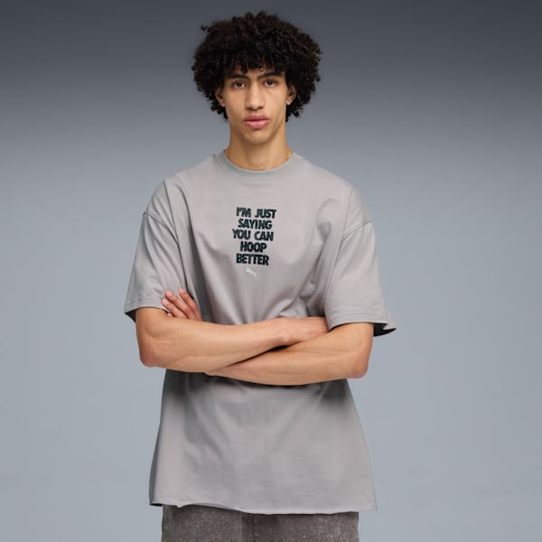 Hoopocalypse Basketball Tee II Unisex, Gray Echo, extralarge