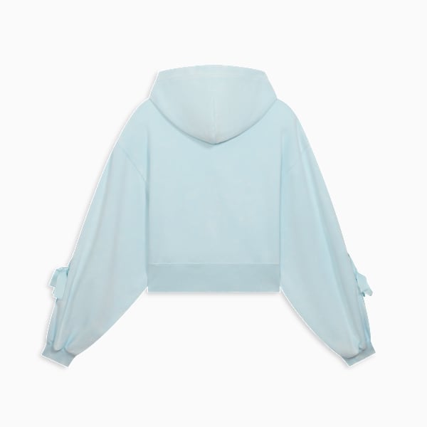 PUMA x CARE BEARS x SESAME STREET Women's Relaxed Fleece Hoodie, Sea Glass, extralarge