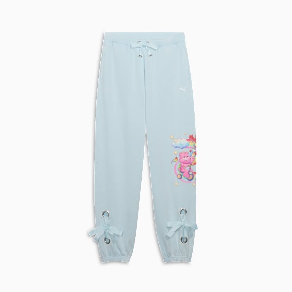PUMA x CARE BEARS x SESAME STREET Women's Relaxed Fleece Pants, Sea Glass, extralarge