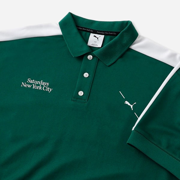 新品Saturdays Golf Saturdays NYC 半袖ポロシャツ/M PUMA公式】メンズ PUMA x Saturdays NYC ニット 半袖 ポロシャツ