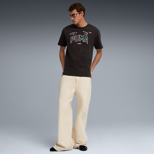 T-shirt graphique PUMA x WICKED Oz Unisexe, PUMA Black, extralarge