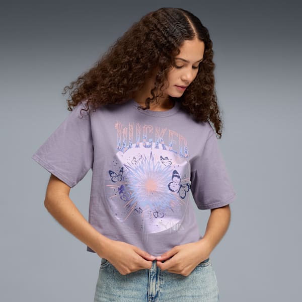PUMA x WICKED Women's Goodness Tee, Lilac Luster, extralarge