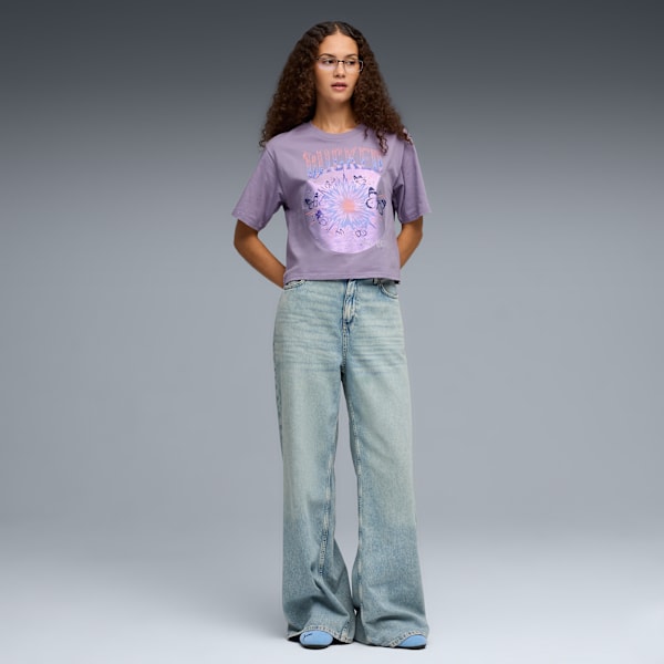 PUMA x WICKED Women's Goodness Tee, Lilac Luster, extralarge