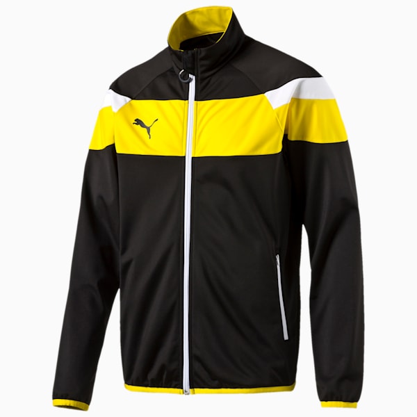 Spirit II Poly Jacket, black-cyber yellow, extralarge-IND