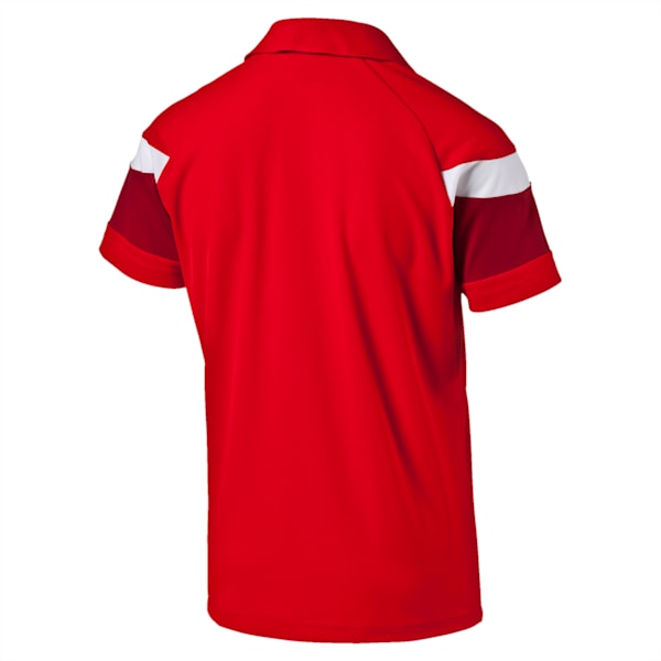 Football Spirit II Polo, puma red-white, extralarge-IND