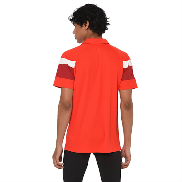 Football Spirit II Polo, puma red-white, extralarge-IND