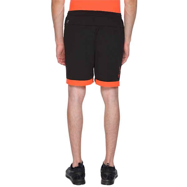 evoTRG Men’s Football Shorts, Puma Black-Red Blast, extralarge-IND