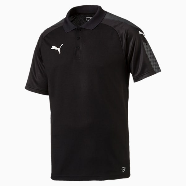 Football Men's Ascension Training Polo, Puma Black-Puma Black, extralarge-IND