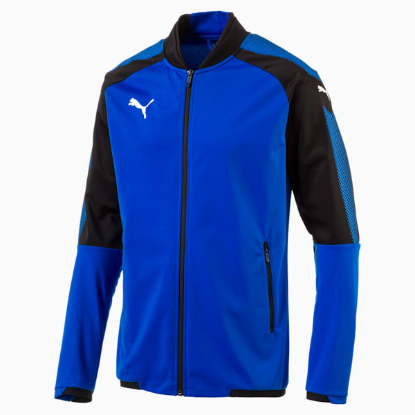 Football Men's Ascension Stadium Jacket, Puma Royal-Puma Black, extralarge-IND