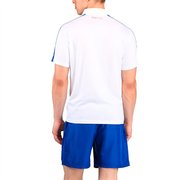 IT evoTRG Polo, Puma White-TRUE BLUE-Bright Plasma, extralarge-IND