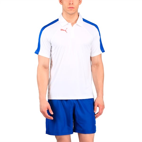 IT evoTRG Polo, Puma White-TRUE BLUE-Bright Plasma, extralarge-IND