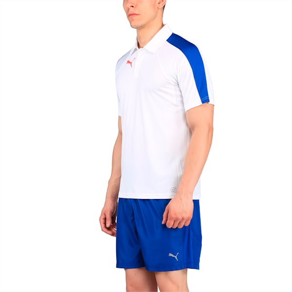 IT evoTRG Polo, Puma White-TRUE BLUE-Bright Plasma, extralarge-IND