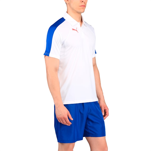 IT evoTRG Polo, Puma White-TRUE BLUE-Bright Plasma, extralarge-IND