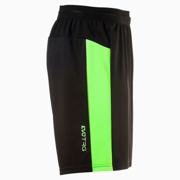 evoTRG Men's Football Training Shorts, Puma Black-Green Gecko, extralarge-IND