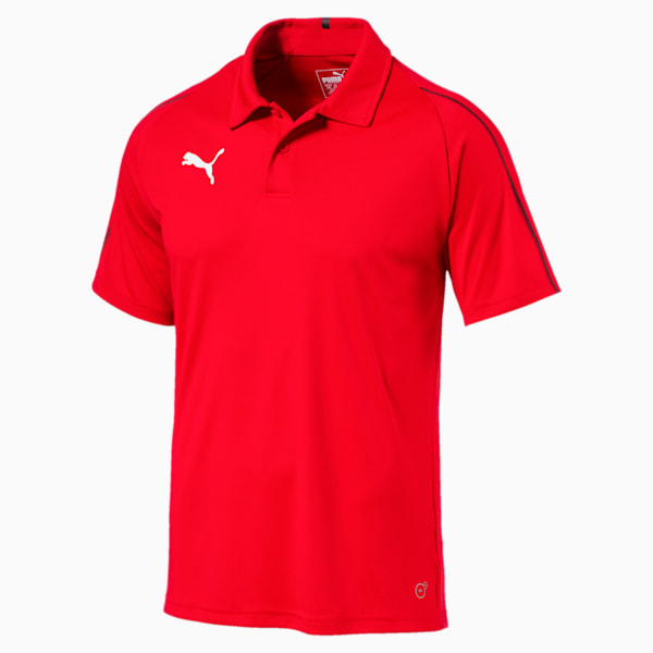 FINAL Sideline Men's Polo Shirt, Puma Red-Puma Black, extralarge-IND