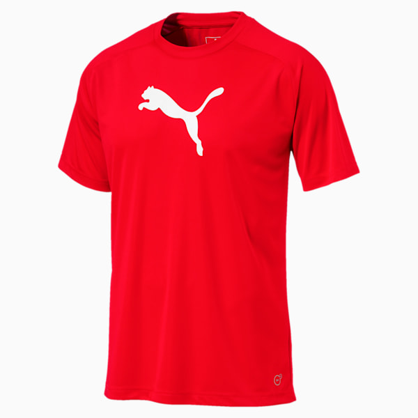 LIGA Sideline Men's Tee, Puma Red-Puma White, extralarge-IND