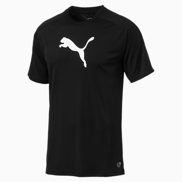 LIGA Sideline Men's Tee, Puma Black-Puma White, extralarge-IND