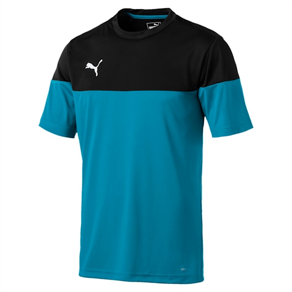 ftblPLAY dryCELL Men's Shirt, Puma Black-Caribbean Sea, extralarge-IND