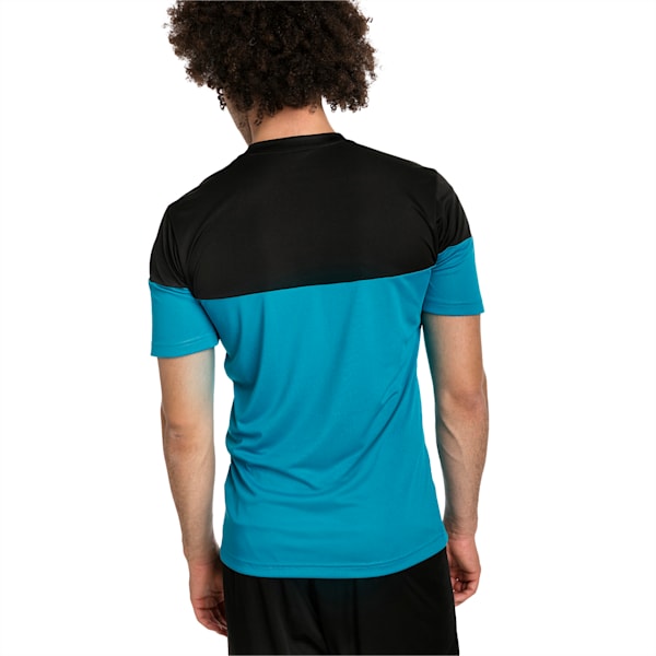 ftblPLAY dryCELL Men's Shirt, Puma Black-Caribbean Sea, extralarge-IND