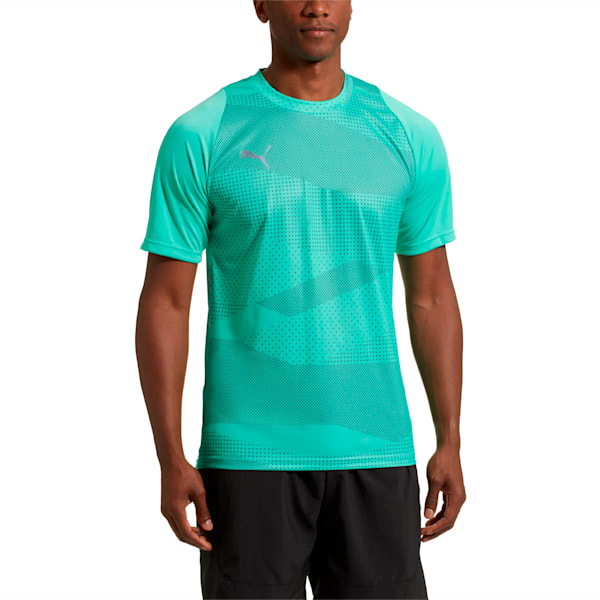 ftblNXT Graphic Core Men's Training Top, Biscay Green-Iron Gate, extralarge