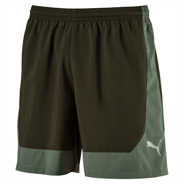 ftblNXT Woven Men's Training Shorts, Forest Night-Laurel Wreath, extralarge-IND