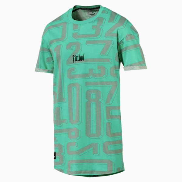 FTBLNXT カジュアル グラフィック TEE, Biscay Green, extralarge