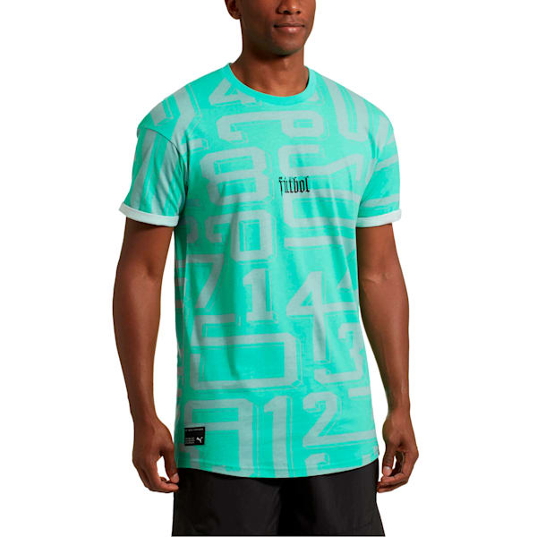 ftblNXT Casuals Graphic Men's Tee, Biscay Green, extralarge