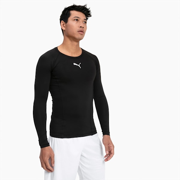 LIGA Baselayer Long Sleeve Tee Men, Puma Black, extralarge-GBR