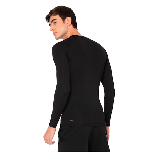 LIGA dryCELL Baselayer Long Sleeve T-Shirt, Puma Black, extralarge-IND