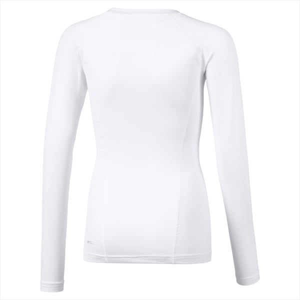 LIGA Baselayer Long Sleeve Tee Kids, Puma White, extralarge-GBR