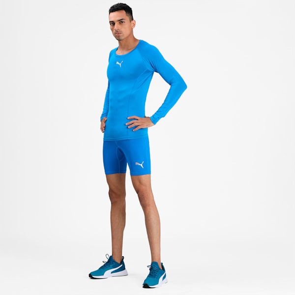 LIGA Baselayer Short dryCELL Men's Tights, Electric Blue Lemonade, extralarge-IND