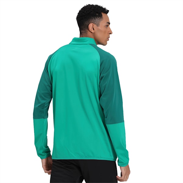 CUP Training Poly Core dryCELL Men's Football Training Jacket, Pepper Green-Alpine Green, extralarge-IND