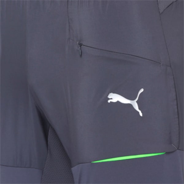 ftblNXT Pro Men's Training Pants, Ebony-Green Gecko, extralarge-IND